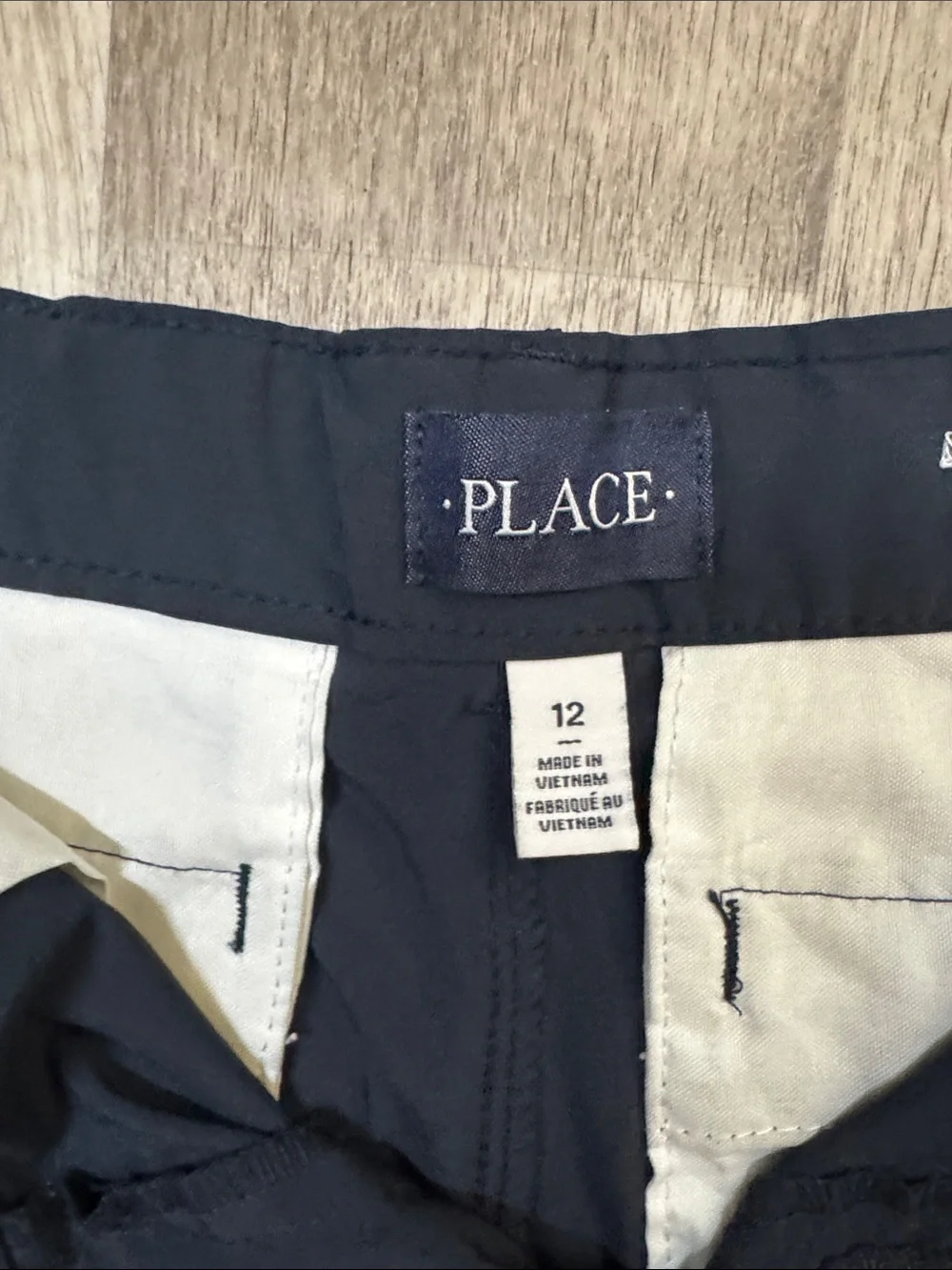 Kid’s Short Bundle - Navy and Khaki. Size 12 - Picture 3 of 4